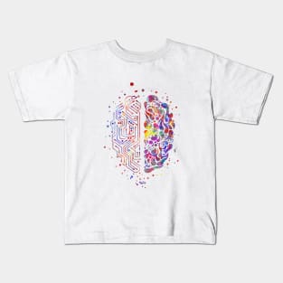 Circuit board brain, Kids T-Shirt